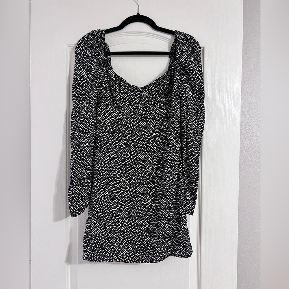 Mini long sleeve dress from Zara